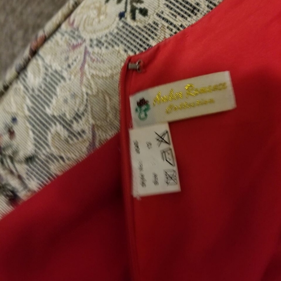 Red dress. Has been altered to fit 125 lbs, 5'0". - Picture 3 of 4